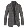 Abiti da uomo Blazer 2023 Plus Size 8XL 7XL Autunno Inverno Cappotto da lavoro Aggiungi fertilizzante Aumentato Giacca da abito casual maschile Grasso sciolto