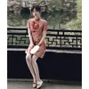 Etniska kläder kvinnlig sexig hög split cheongsam vår sommar vintage kinesisk stil kvinnor smala qipao festklänningar knapp vestido s-3xl
