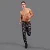 Men's Pants Men Camouflage Ankle Tie Drawstring Pockets Fitness Running Sports Sweatpants Autumn Warm Gym Athletic Trousers