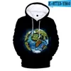 Erkek Hoodies Harajuku Dünya Günü 3d Erkekler/Kadınlar/Çocuklar İlkbahar/Sonbahar/Kış Gelişleri Sweatshirts Hoody Casual Tops