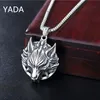 Подвесные ожерелья Yada Fashion Wolf -Clase Presentsnecklace для мужчин Женщины ювелирные изделия из нержавеющей стали сплав готической колье SE210094