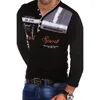 Polos maschile Zogaa Polo Shirt Men Multi Color 2023 Case di cotone in forma slim fit a lungo