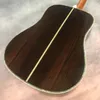 41 "D45 -serie solid träprofil gul lack akustisk akustisk gitarr