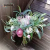 Wedding Flowers Imperial Flower Artificial Bouquet The Valley Romantic Fresh Bruid Holding Fake Home Decoration Accessori