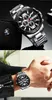 Wristwatches Wrist Watch Men Waterproof Chronograph Military Army Stainless Steel Male Clock Top Man Sport Watches 8336Wristwatches Wristwat