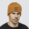 Bérets sourire étiquette femmes hiver tricoté Bonnet unisexe Bonnet chapeau pour hommes HipHop Ski casquette Skullcap couleur unie Crochet Skullies