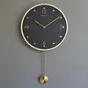 Wall Clocks Home Decor Living Room Modern Design Mute Personality Creative Swing Watch House Decoration Needle