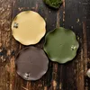 Cups Saucers Yixing Purple Sand Frog Lotus Leaf Cup Saucer Handmade Tea Pot Base Set Coasters In Holder