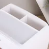 Tissue Boxes Creative Box Simple Holder Cosmetic Storage Case Elegant For Desk Home (White) & Napkins