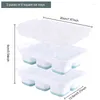 Baking Moulds Silicone Ice Tray Mold Ball Maker Plastic Home Bar Party Hockey Holes Making Molds Kitchen Gadgets