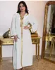 Ethnic Clothing Wholesale Dubai Abaya Jalabiya Hooded Long Skirt Sleeve Islamic Muslim Women Moroccan Kaftan Arab Turkish Robe Champagne Wh