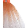 Stage Wear 2023 Lang romantisch ballet tutu meisje dames kostuum performance dans jurk meisjes rokken tule