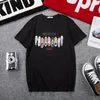 Heren t shirts groot t-shirt groot formaat 5xl 6xl 7xl 8xl 9xl 10xl zomer korte mouw ronde nek losse casual sweatshirt zwart wit 160 kg