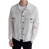 Camicie casual da uomo DBN # Cappotto primaverile Camicia da lavoro alla moda coreana Top Brand stampato da uomo