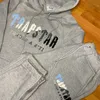 TRAPSTAR -träningsspårspår Huvtröja med män Hoodie Set Men TOLEDERY Winter Fleece Hoodied Sweatshirts