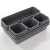 Caixas de armazenamento 8 PCs Caixa de gavetas caseira Bandejas de cozinha Office Kitchen Armário de jóias de jóias Organização de mesa de jóias