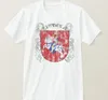 Мужская футболка уникальная футболка герба в Литве. Летняя хлопковая рубашка с короткими рукавами S-3XL
