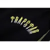 Handdoek geborduurde Trapstar hoodie van hoge kwaliteit letters gradiënt fleece casual sweatshirt heren activewear