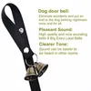 Kołnierze dla psów smyczy regulowana linia do drzwi 6/7 dzwonki piesek do drzwi akcesoria dla zwierząt zabawek mosiężne dzwon
