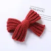 Knit Ribbon Hair Bows Cute Hairpins Girls BB Clips Sweet Hairs Clips Barrettes Solid Kids Headwear Hair Accessories 1466