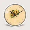 Zegarki ścienne kwiaty metalowe zegar minimalistyczny kreatywny cichy specjalny kwarc unikalny Duvar Saatleri Produkty gospodarstwa domowego de50zb
