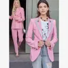 femmes costumes vêtements de créateurs blazers taille mince printemps nouveaux hauts sortis A198