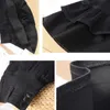 Skirts Black Jean Women's Denim Micro Mini Skirt Bottom High Waist Ruffle Party Casual 2023 Summer Punk Shorts Faldas