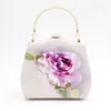 Evening Bags Est Ladies Portable Silk Purple Flower Dinner Bag Women Banquet For Wedding Ancient Style Chinese Clothing Cheongsam