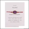 Link Chain Fashion Resina Oval Imitaci￳n Piedra Ajustable Camiseta de cuerda Pulseras para mujeres Gares Gares de acero inoxidable Braceletz D Dhtkd
