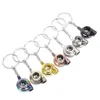 Party Favor Ups Metal Turbo Keychain Sleeve Bearing Spinning Part Model Turbine Turbocharger Key Chain Ring 7 Colors Drop Delivery H Dhlsi