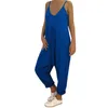 Jumpsuits voor dames rompers mode mouwloze dames casual losse playsuit lange broek jumpsuit bodysuit vrouwen 661r10
