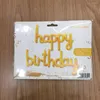 Party Decoration Happy Birthday Letter Balloons Script Foil Mylar Air Balloon Decorations Kids Baby Shower Event Supplies