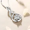 Pendant Necklaces 2023 Infinity Necklace For Women Ladies Crystals Box Chain Gold Color Jewelry Mother's Day Birthday Gift