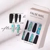 False Nails T Shape Fake Reusable Full Cover Design Press Extension Tips On Universial Art C9N8