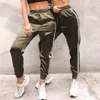 Spodnie kobiet w paski w paski w paski kobiety damskie damskie joggery trackie spodnie fitness impreza klub pantalon femme dames kleding streetwear