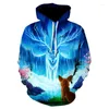 Männer Hoodies 2023 Sommer Lustige Casual Weißes Pferd 3D Druck Mit Kapuze Langarm Pullover Hohe Qualität Gedruckt Sweatshirt