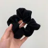 Шелковая лента Satin Scrunchies с повязкой на голову большая эластичная резиновая полоса для волос женщин Женщины Гилр Хвост Держатель Связанные аксессуары для волос 1479