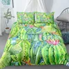 Bedding Sets Fashion Cactus Plant-printed Set 3D Home Decor Down Quilt Cover Pillowcase Bedroom Multi-size Textile