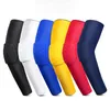 Joelheiras cotovelas 1pcs Basketball Arm Sleeve Breatable Football Safety Sport Sport Gym Support Brace Protector