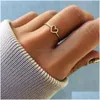 Band Rings 20pcs بيع أزياء أوروبية وأمريكية سبيكة حلقة خفيفة لعلم القلوب لإكسسوارات المجوهرات الإناث الحلوة 2 ألوان SELEC DHREO