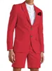 Costumes pour hommes Blazers dernière mode été gris argent hommes pantalons courts plage marié décontracté affaires mariage 2 pièces veste ensemble hommes