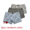 Underpants 3/4 Pcs/Lot Men'S Underwear 6XL 110KG Cotton Boxer Pants Comfortable Loose Fat Guy Printing Boxers Shorts