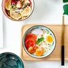 Bowls Ramen Bowl Ceramic Breakfast Salad Ins Lovely Eating Home Fruit Dessert Noodle Big Cn(origin)