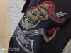 Men's T Shirts 2023 Summer Short Sleeve Tshirt Round Neck Slim Rhinestones Pirate Design