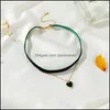 Chokers Korean Velet Sexy Sexy Chork Coloce Collece для женщин черный двойник любимый подвесной ожерелья клавиля