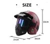 Motorhelmen open gezicht 3/4 helm gepersonaliseerde heren dames vintage retro cascos de motociclistas casque piloot café racer capacete