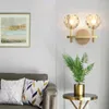 Wall Lamps Modern Luxury G9 Crystal Lamp Decorate Lighting Room Decor Kitchen Corridor Stairs Simple Copper Light Fixture