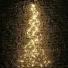 Cordes Jardin Décoration Éclairage Solaire Arbre Rotin Lumières Coppers Fil De Noël En Plein Air Fête De Mariage Rideau Guirlande LED LED