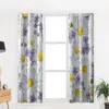 Gardin daisy lila vår moderna fönster gardiner för vardagsrum sovrum kök behandling draperar hem dekoration