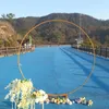 Party Decoration Wedding Bow Metal Iron Ring Arch Birthday Balloon Flower Support Stand Stage Screen Po Background DecorationParty